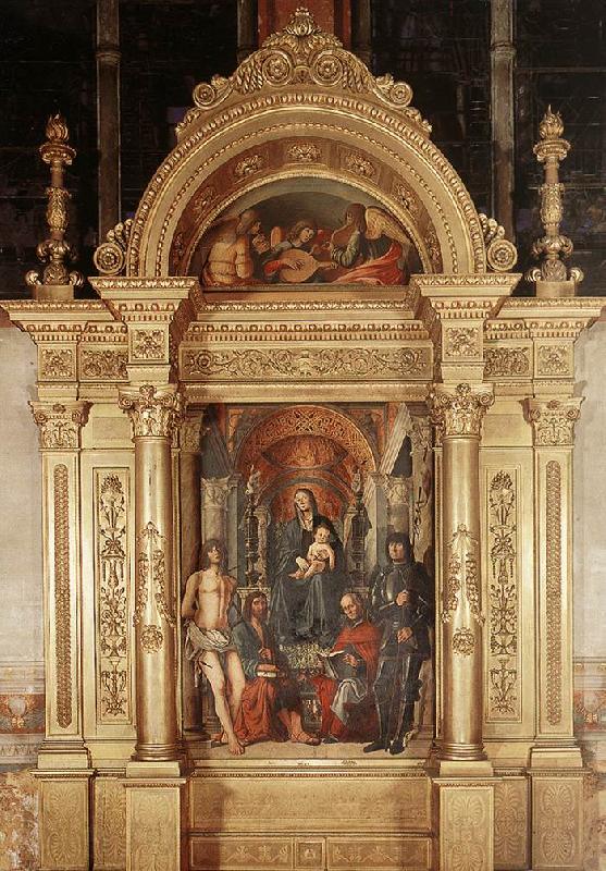 COSTA, Lorenzo Madonna and Saints dg Spain oil painting art